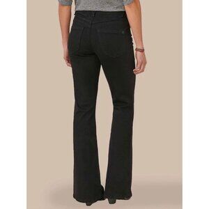 Democracy Womens "Ab"solution® High Rise Out There Flare Jeans 14P Black AN NWT